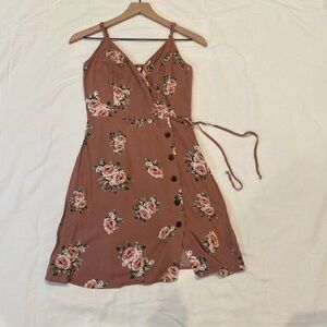 Wrap dress, tank dress, adjustable strapped dress, size small xhilaration